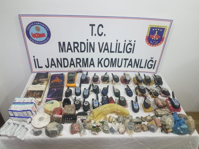 Mardin'de 191 kilogram patlayıcı ele geçirildi